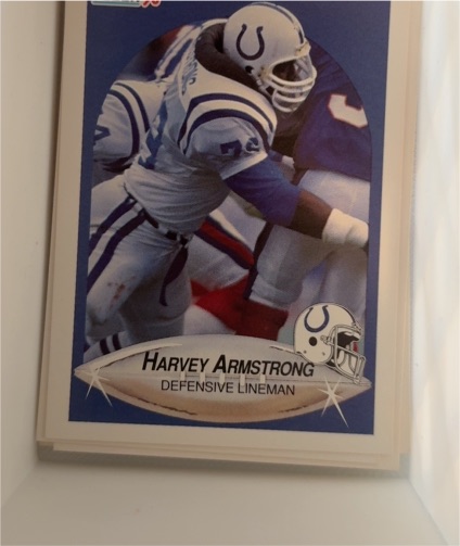 1990 Fleer #224 Harvey Armstrong — front