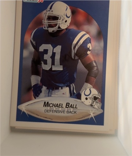 1990 Fleer #225 Michael Ball — front