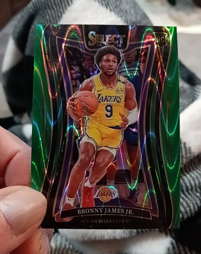 2024-25 Panini Select #369 Bronny James Jr. — front