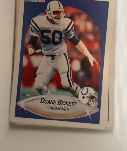 1990 Fleer #228 Duane Bickett — front