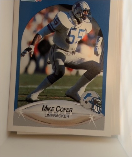 1990 Fleer #279 Mike Cofer — front