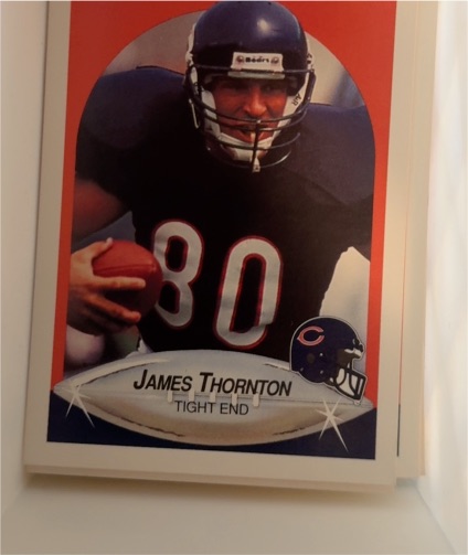 1990 Fleer #300 James Thornton — front