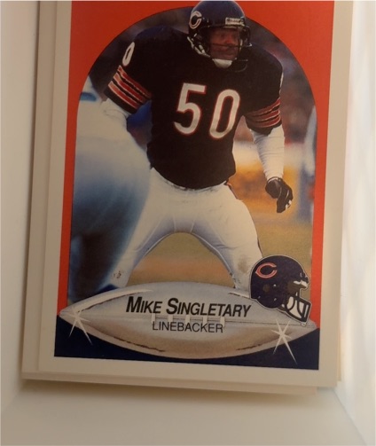 1990 Fleer #299 Mike Singletary — front