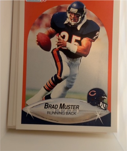 1990 Fleer #298 Brad Muster — front