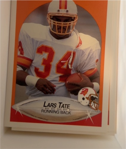 1990 Fleer #355 Lars Tate — front