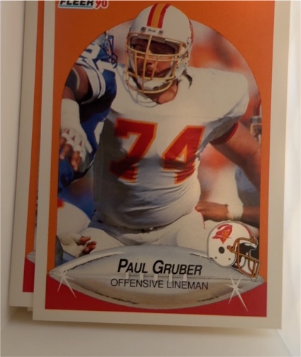1990 Fleer #345 Paul Gruber — front