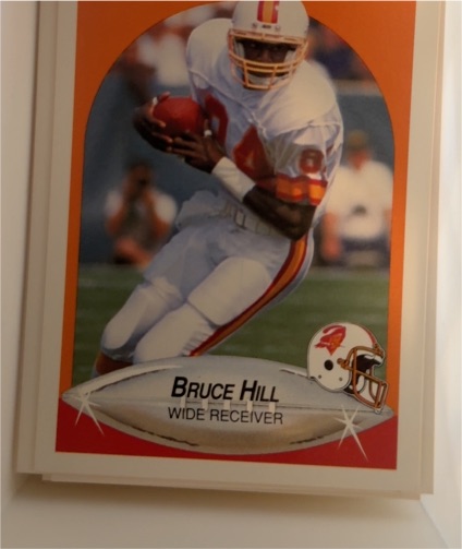 1990 Fleer #348 Bruce Hill — front