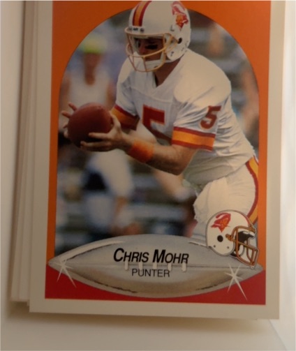 1990 Fleer #351 Chris Mohr — front