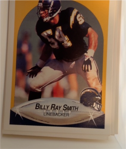 1990 Fleer #313 Billy Ray Smith — front