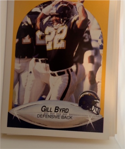 1990 Fleer #306 Gill Byrd — front