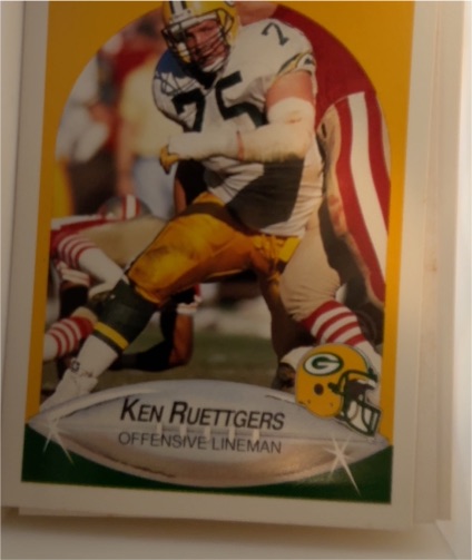 1990 Fleer #179 Ken Ruettgers — front