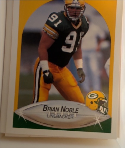 1990 Fleer #178 Brian Noble — front