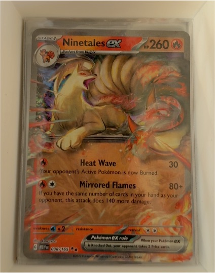 2023 Pokemon Scarlet & Violet 151 #038 Ninetales ex — front