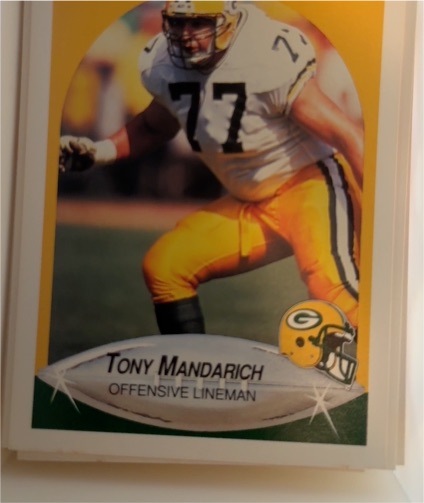 1990 Fleer #176 Tony Mandarich — front