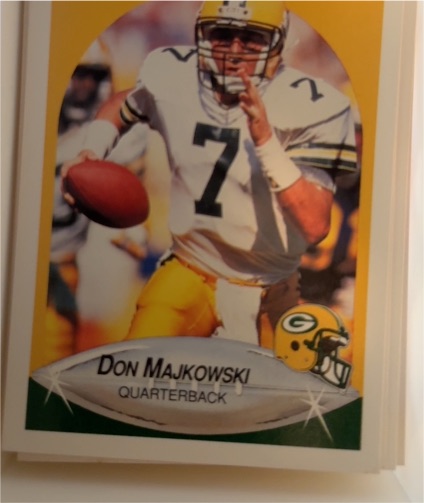 1990 Fleer #175 Don Majkowski — front