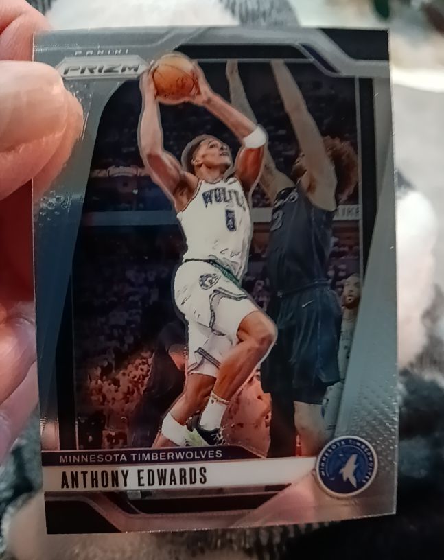 2024-25 Panini Prizm #100 Anthony Edwards — front