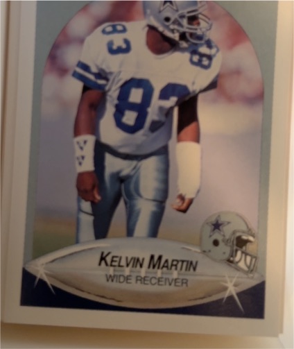 1990 Fleer #392 Kelvin Martin — front
