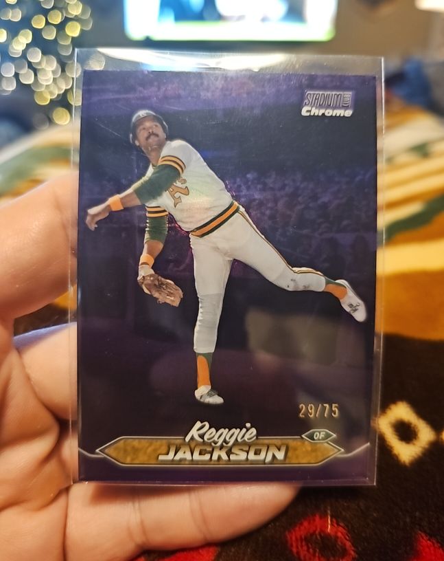 2024 Topps Stadium Club Chrome #276 Reggie Jackson — front