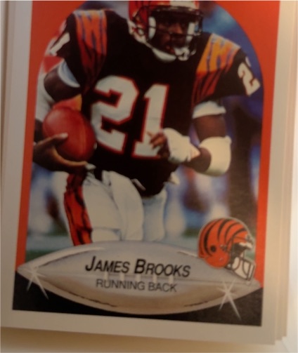 1990 Fleer #211 James Brooks — front
