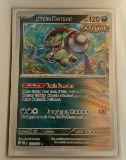 2022 Pokémon SV04: Paradox Rift #123 Brute Bonnet — front