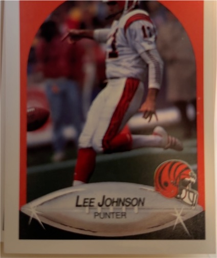 1990 Fleer #217b Lee Johnson — front