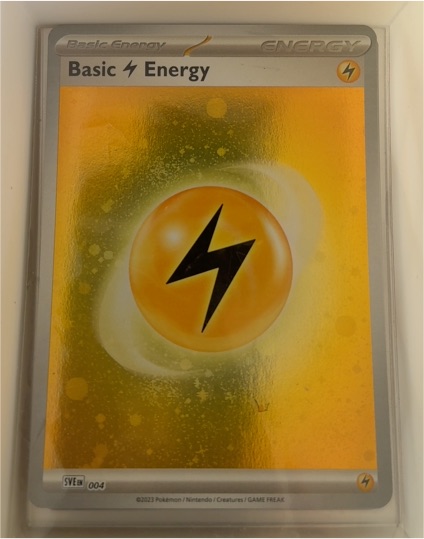 2023 Pokémon Scarlet & Violet #004 Basic Lightning Energy — front