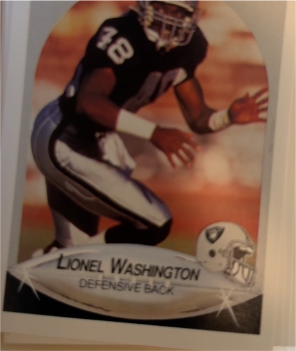 1990 Fleer #262 Lionel Washington — front