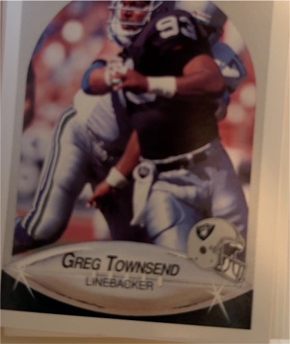 1990 Fleer #261 Greg Townsend — front