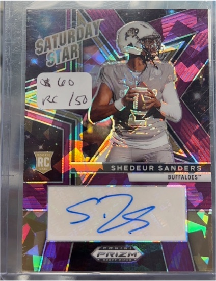 2025 Panini Prizm Draft Picks Saturday Star Signatures #45 Shedeur Sanders — front