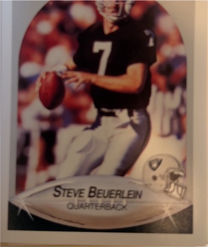 1990 Fleer #251 Steve Beuerlein — front