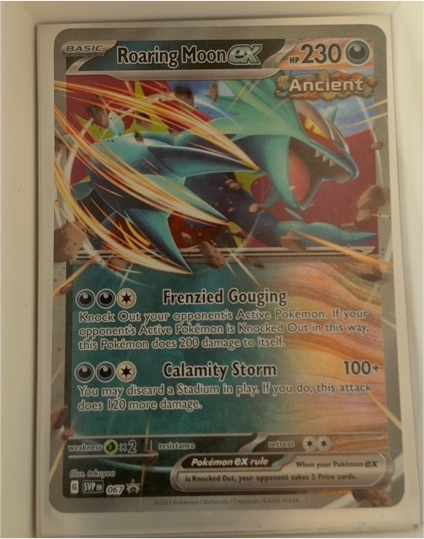 2023 Pokémon SV: Scarlet & Violet Promo #067 Roaring Moon ex — front