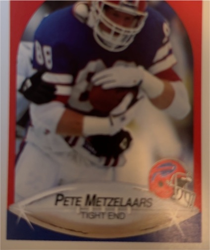 1990 Fleer #37 Pete Metzelaars — front