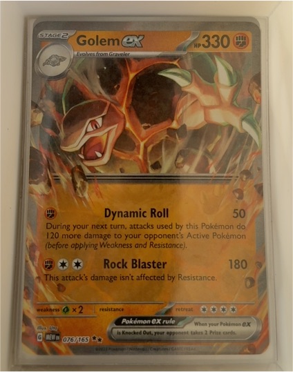 2023 Pokémon TCG Scarlet & Violet 151 #076 Golem ex — front