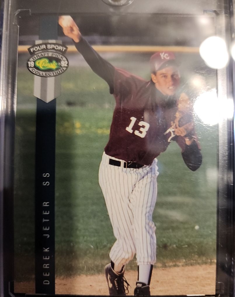 1992 Classic Four Sport Draft Pick Collection #231 Derek Jeter — front