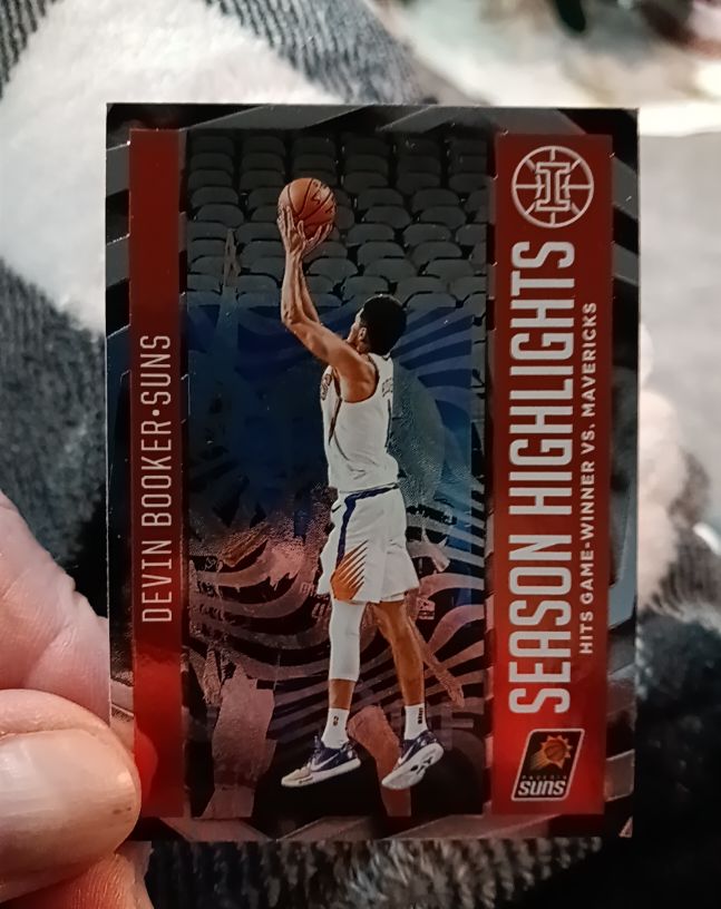 2020-21 Panini Illusions #5 Devin Booker Season Highlights — front