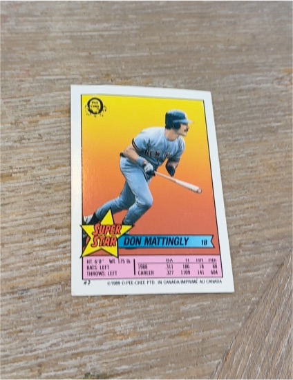 1989 O-Pee-Chee #2 Don Mattingly — front