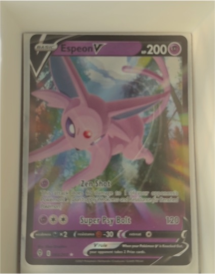2021 Pokemon Evolving Skies #064 Espeon V — front