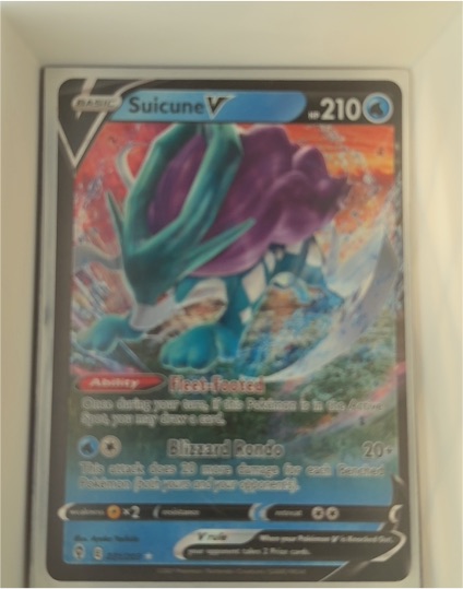2021 Pokémon Suicune V #031 Evolving Skies — front