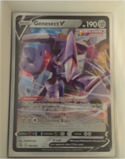 2023 Pokemon TCG Fusion Strike #185 Genesect V — front