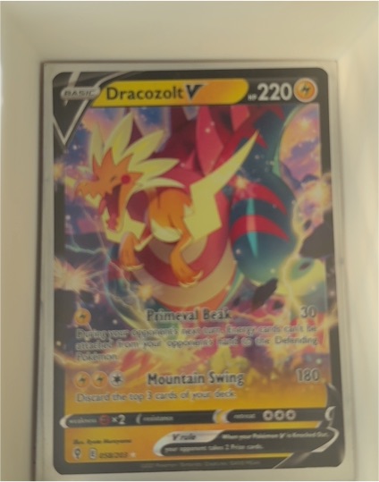 2021 Pokémon TCG Evolving Skies #58 Dracozolt V — front