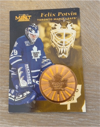 1996-97 Pinnacle Mint Bronze #24 Felix Potvin — front