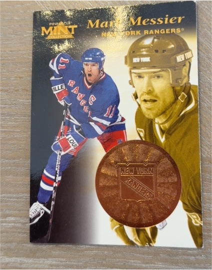 1996-97 Pinnacle Mint Collection #16 Mark Messier New York Rangers — front