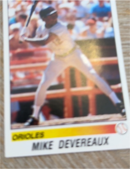 1988 Donruss #161 Mike Devereaux — front