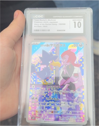 Team Rocket's Murkrow 2025 #106/098 — front