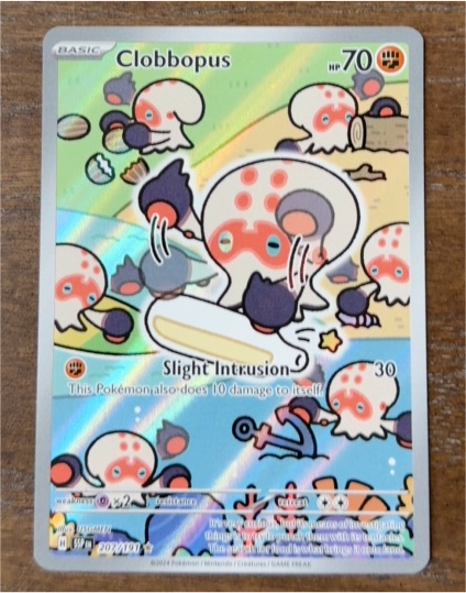 2024 Pokemon Scarlet & Violet Surging Sparks #207 Clobbopus — front