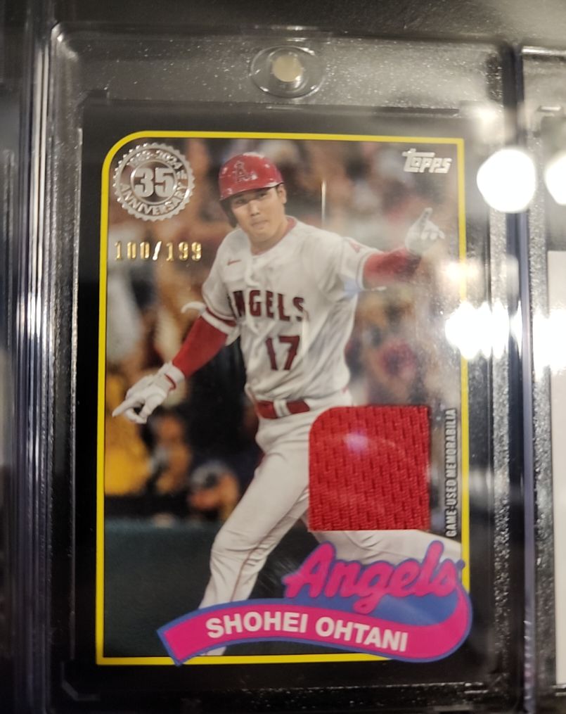 2024 Topps Series 1 1989 Topps Baseball Relics Shohei Ohtani #89BR-SO — front