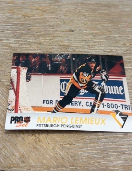 1992-93 Pro Set #139 Mario Lemieux — front