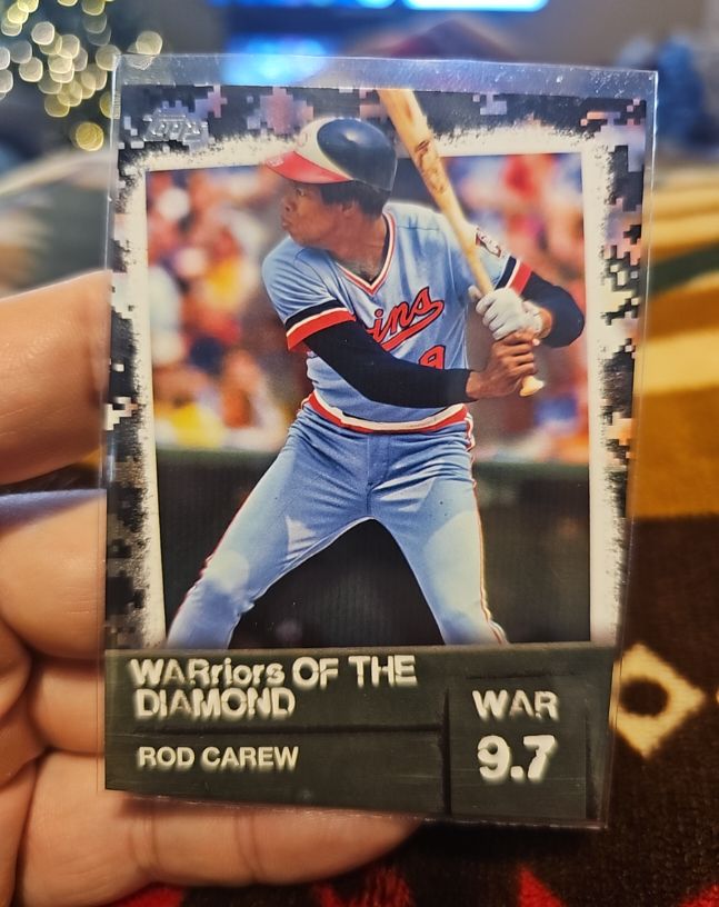 2020 Topps Warriors of the Diamond #WOD-47 Rod Carew — front