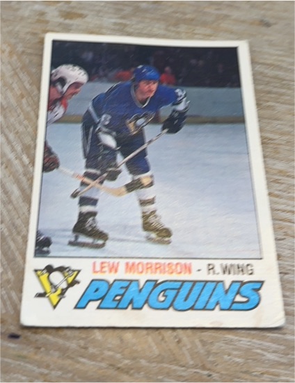 1977-78 O-Pee-Chee #300 Lew Morrison — front