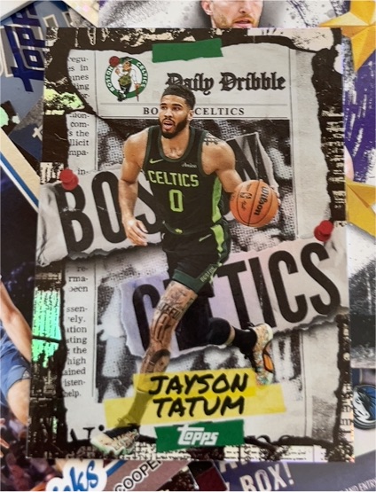 2025-26 Topps The Daily Dribble #DD-3 Jayson Tatum — front